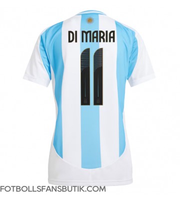 Argentina Angel Di Maria #11 Replika Hemmatröja Damer Copa America 2024 Kortärmad